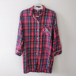Victoria' Secret Plaid VS Modal Blend Sleep Shirt